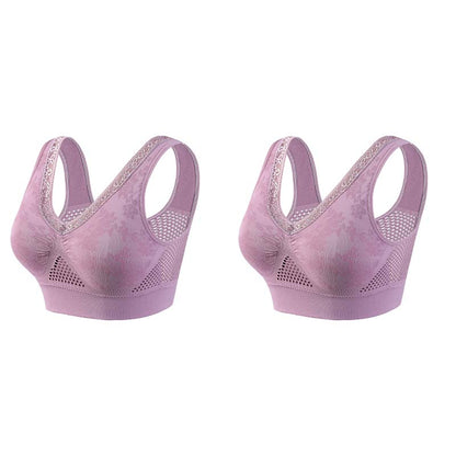 【✨1+1 Free - 2 Pcs】🏆Pure Cotton Buttonless Comfy Lifting Bra