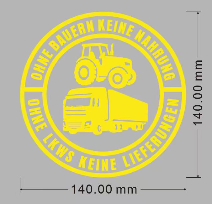 ⚡⚡50% OFF!!! 🚜Car Decal: 🌾No farmers, no food - no trucks, no deliveries🚛