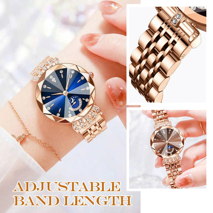 🎀49%OFF New Year Sale🎀Fashionable Diamond Moon Star Watch for Women