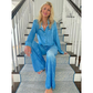 🌙 Denim Dreams Pajama Set – Cozy Fit, Soft Denim‑Look Loungewear for All Night Comfort 🌟