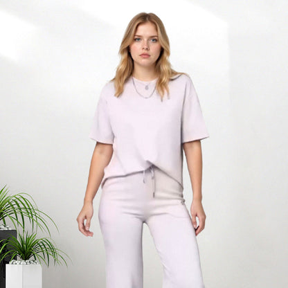 🔥🎁New arrival 50% OFF💥✨Chic Women's 2-Piece Outfit – Comfy Top & Matching Pants