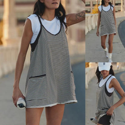 Slay the Summer in Our 2-in-1 Sculpting Mini Dress!