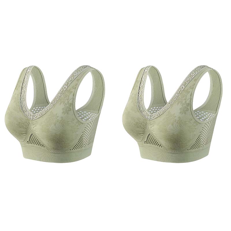 【✨1+1 Free - 2 Pcs】🏆Pure Cotton Buttonless Comfy Lifting Bra