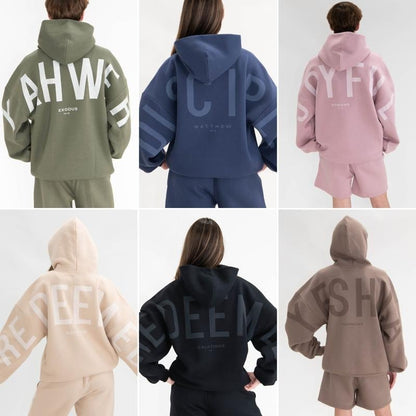 💕Last Day 50% OFF💖✝ Essential Hoodie | Oversized Christian Heavyweight Faith Sweatshirt