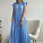 🌸Limited Sale 50% OFF🌸Sleeveless pleated simple solid colour dress🔥