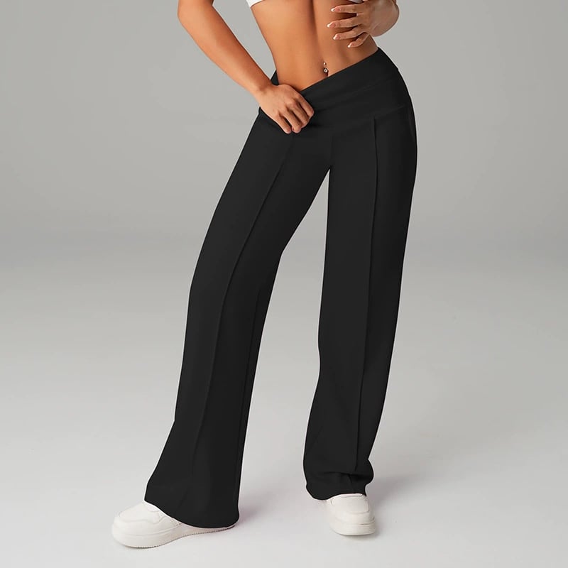 💗LAST DAY SALE 68% OFF⚡50K+ SOLD💕Women's Plain Loose Straight Leg Pants