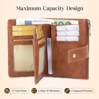 ✨Women's RFID Blocking Leather Wallet