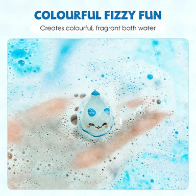 🔥LAST DAY 49% OFF - 🛁 Natural Bath Bombs for Kids with Mega Bubbles & Surprise Inside 🥚✨