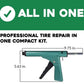 RapidPlug 2.0™ Tubeless Tire Plugger Repair Kit on Car, Motorcycle, ATV, Jeep, Truck, & Tractor