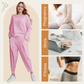 💥Limit Time 50% OFF 💕🤍Round-Neck Long-Sleeved Top ＆ Pants 2-Piece Set