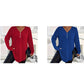 🍂 LAST DAY PROMOTION - 50%OFF💜Women's Buttoned V-Neck Long Sleeve Top
