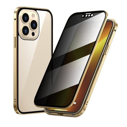 🎁Hot Sale 49% OFF⏳Magnetic iPhone case with privacy glass and metal