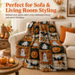 ⏳LAST DAY SALE 50%🎃Halloween Patchwork Flannel Blanket