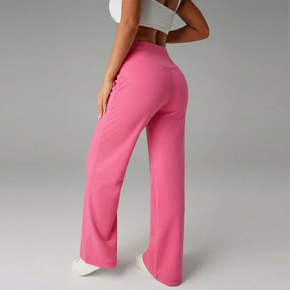 💗LAST DAY SALE 68% OFF⚡50K+ SOLD💕Women's Plain Loose Straight Leg Pants