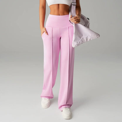 💗LAST DAY SALE 68% OFF⚡50K+ SOLD💕Women's Plain Loose Straight Leg Pants