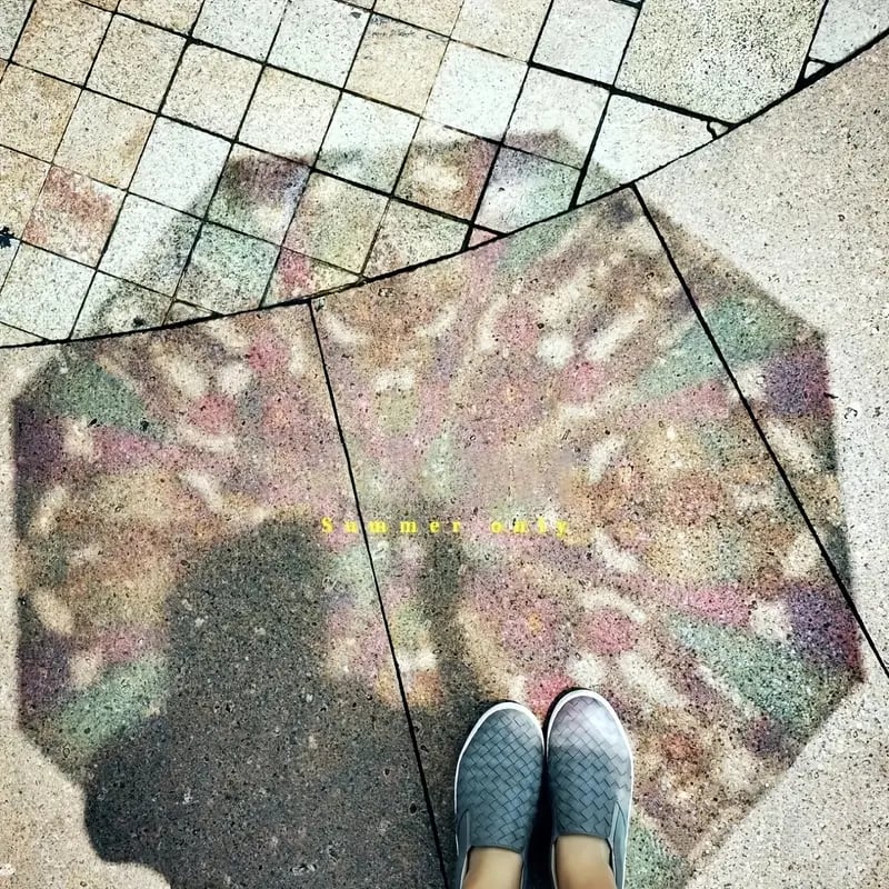 🔥Hot Sale 💦 -Vintage Stained Glass Automatic Umbrella