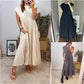 🌸Limited Sale 50% OFF🌸Sleeveless pleated simple solid colour dress🔥