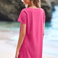 💕Last Day Promotion 48% OFF👗Women's Casual Square Neck Pocket Short Sleeve Dress with Pockets