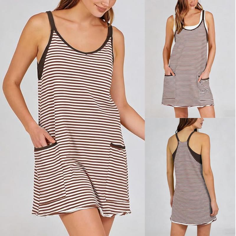 Slay the Summer in Our 2-in-1 Sculpting Mini Dress!