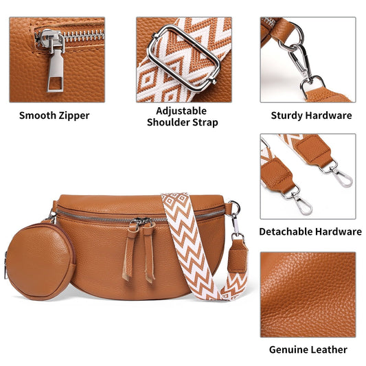 🏆Flash Sale 50% OFF⚡ 50K+ SOLD! Almost Gone💥-👜 Crossbody Leather Bags✨🔥