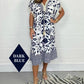 🎉Last Day Promotion 60% OFF💃🌼Women's V-Neckline Printed Tassel Casual Dress