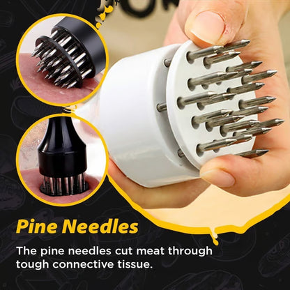 🔥Stainless Steel Meat Tenderizer Needle 21 Pin Steak BBQ Kitchen Cooking Tool