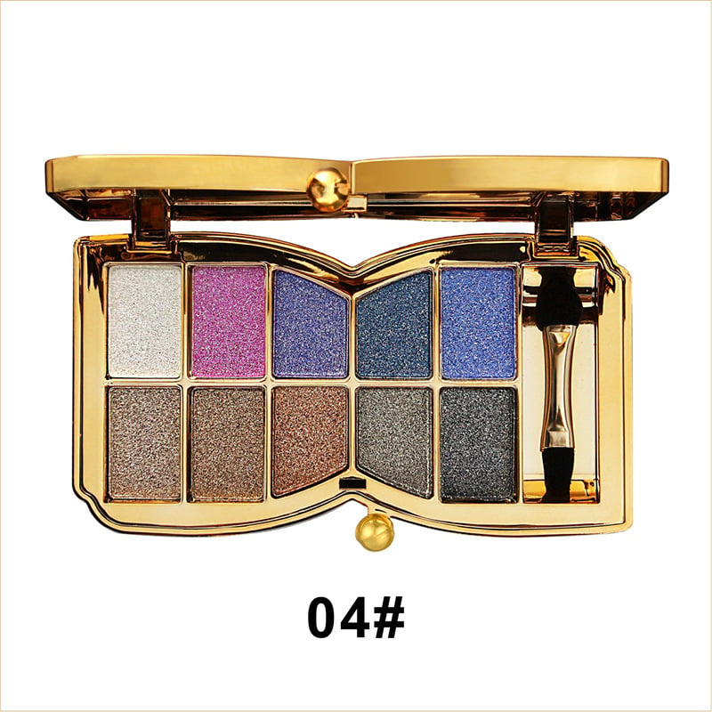 ✨10 colors glitter shimmer eyes shadow pallet