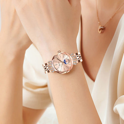 🎀49%OFF New Year Sale🎀Fashionable Diamond Moon Star Watch for Women