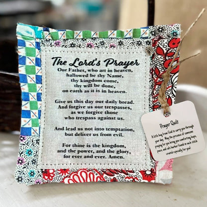 💥Final 3-hour Preferential Deal 💥🎁Handmade Prayer Quilt with cross inside