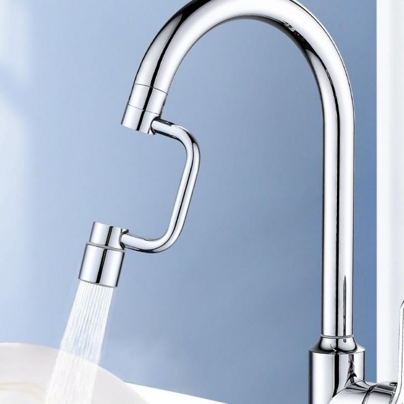 🔥HOT SALE 50% OFF🎁🚰 Upgrade Your Washing Routine✨ TTZZ 1440° Rotatable Faucet Aerator Extension - For Effortless, All-Angle Control!