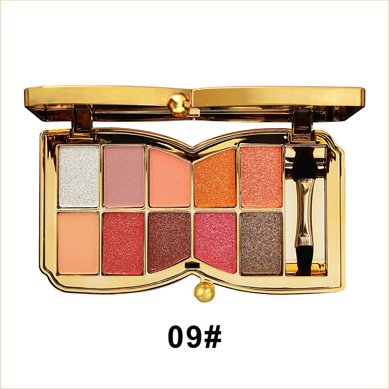 ✨10 colors glitter shimmer eyes shadow pallet