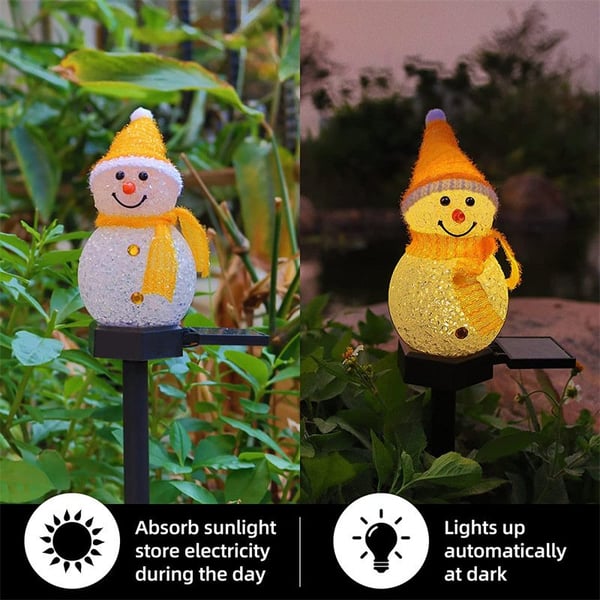 ⏳Last day for 50% off⏳Christmas sales -- Waterproof solar snowman lamp
