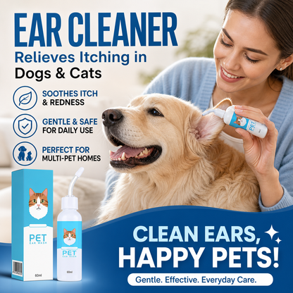 🐶🐱 Ear cleaner | Relieves itching in dogs & cats 👂