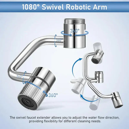 🚰Universal sink faucet✨1440° Rotatable Faucet Aerator Extension