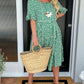 🎁2025 Big Sale 49% OFF🎁Round Neck Polka Dot Print Midi Dress