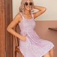 💐LAST DAY Free Shipping⚡50K+ SOLD!💃Women's Summer Dresses Casual Square Neck Floral Sundress With Pockets