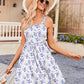 💐LAST DAY Free Shipping⚡50K+ SOLD!💃Women's Summer Dresses Casual Square Neck Floral Sundress With Pockets