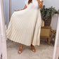 🌸Limited Sale 50% OFF🌸Sleeveless pleated simple solid colour dress🔥
