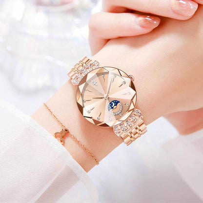 🎀49%OFF New Year Sale🎀Fashionable Diamond Moon Star Watch for Women