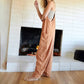 🌟Summer Sale- 49% OFF❤️‍🔥Solid V-Neck Sling Pocket Jumpsuit