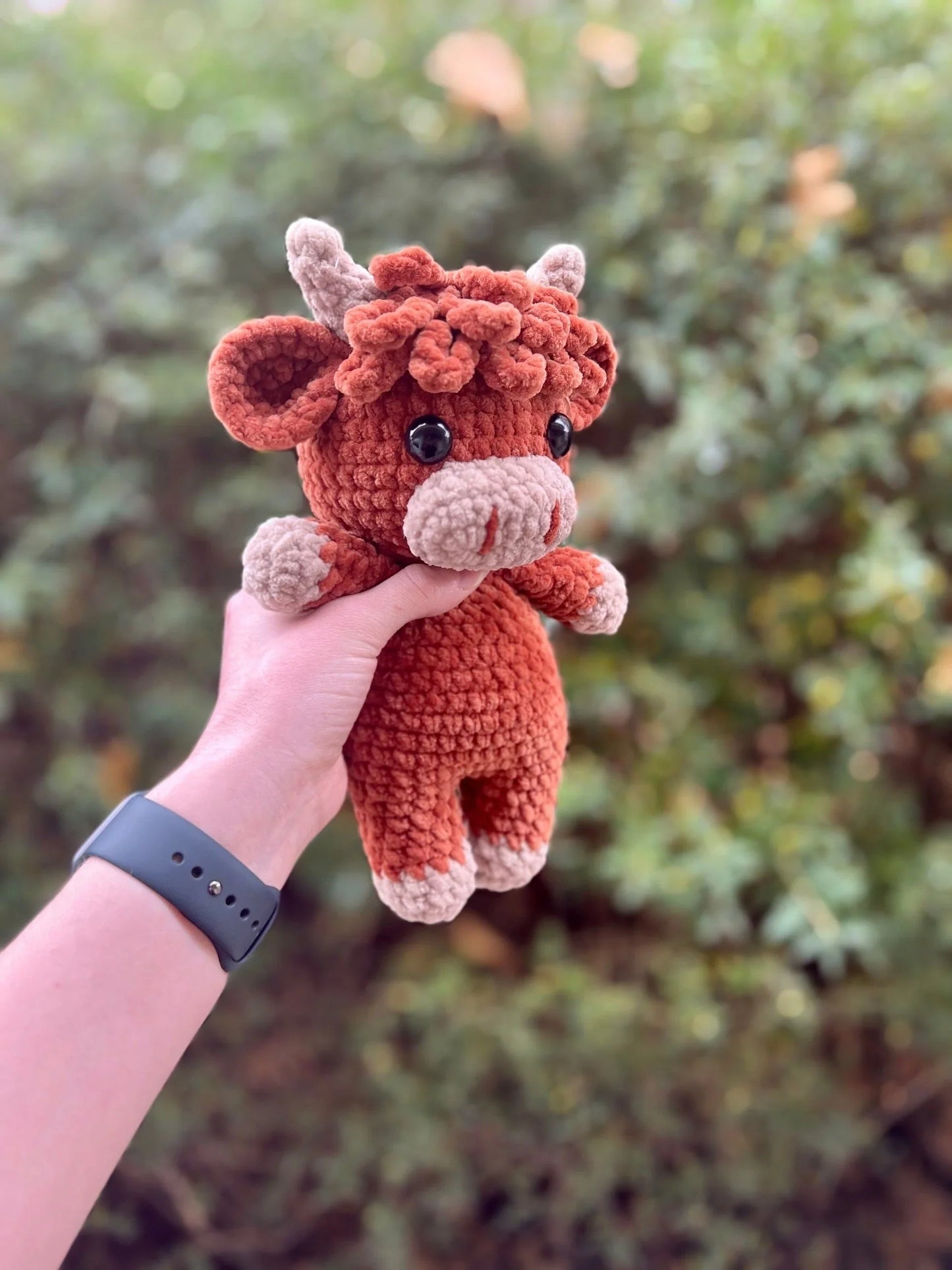 🎅Christmas Sale 50% OFF!!🎄🔥Crochet Highland Cow Amigurumi Pattern🐮- DIY Kit & Finished Plush