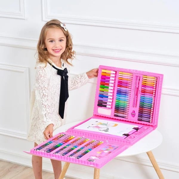 🎨 50% OFF HOT PROMOTION! ✨ Deluxe 6-in-1 Art Creativity Set - Includes Drawing Tools & 12 Colors for Kids' Creative Development 🧑‍🎨🌟