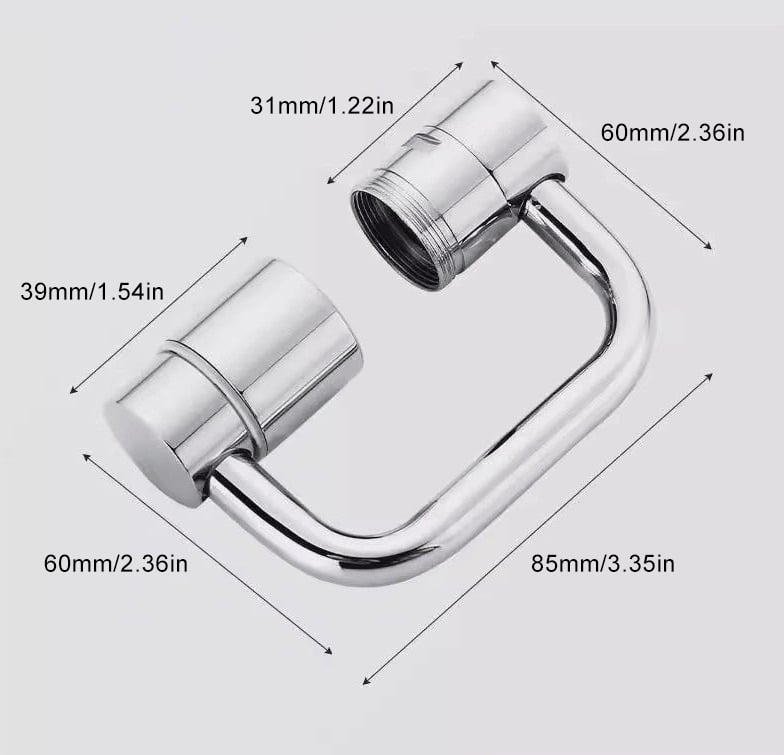 🚰Universal sink faucet✨1440° Rotatable Faucet Aerator Extension