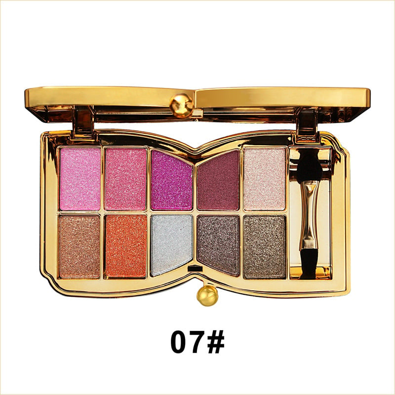 ✨10 colors glitter shimmer eyes shadow pallet