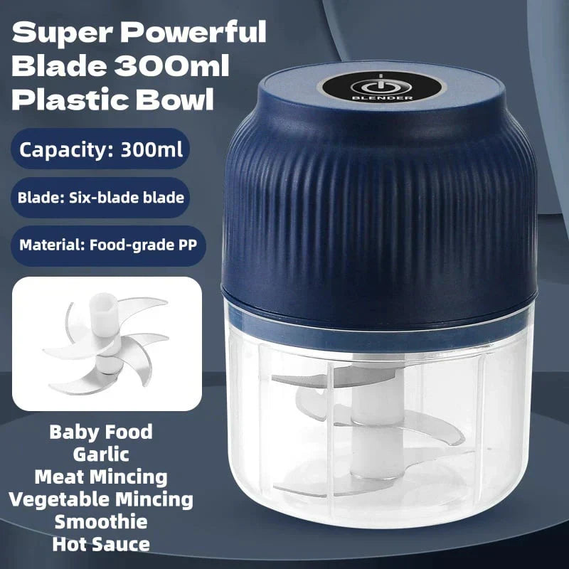 📢📢50% OFF!!⏰Cordless Electric Garlic Chopper & Mincer