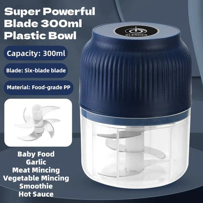 📢📢50% OFF!!⏰Cordless Electric Garlic Chopper & Mincer