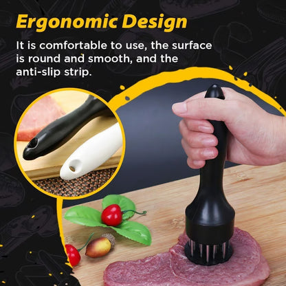🔥Stainless Steel Meat Tenderizer Needle 21 Pin Steak BBQ Kitchen Cooking Tool