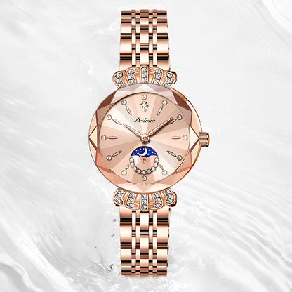 🎀49%OFF New Year Sale🎀Fashionable Diamond Moon Star Watch for Women