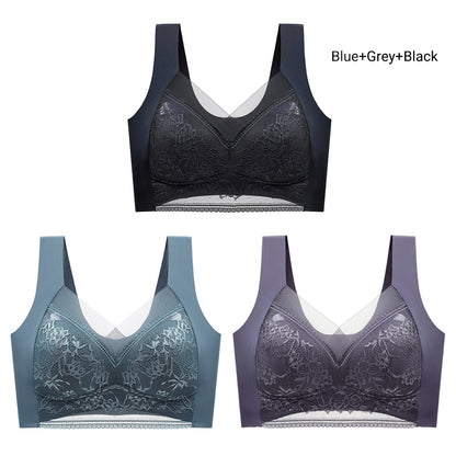 Women's Stretch Shaping Lace Ice Bra (3 pcs)