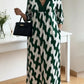 🌸Early Spring Sale 50% OFF!🔥 Casual Chic Maxi Dress – V-Neck, Mid-Length Sleeves, Perfect for Every Day ✨